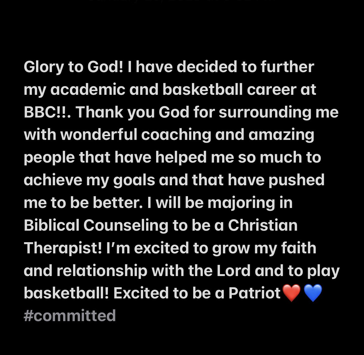 Official!💙
@bbcladypatriots <a href="/coachmjwallace/">Madi Johnson Wallace</a>