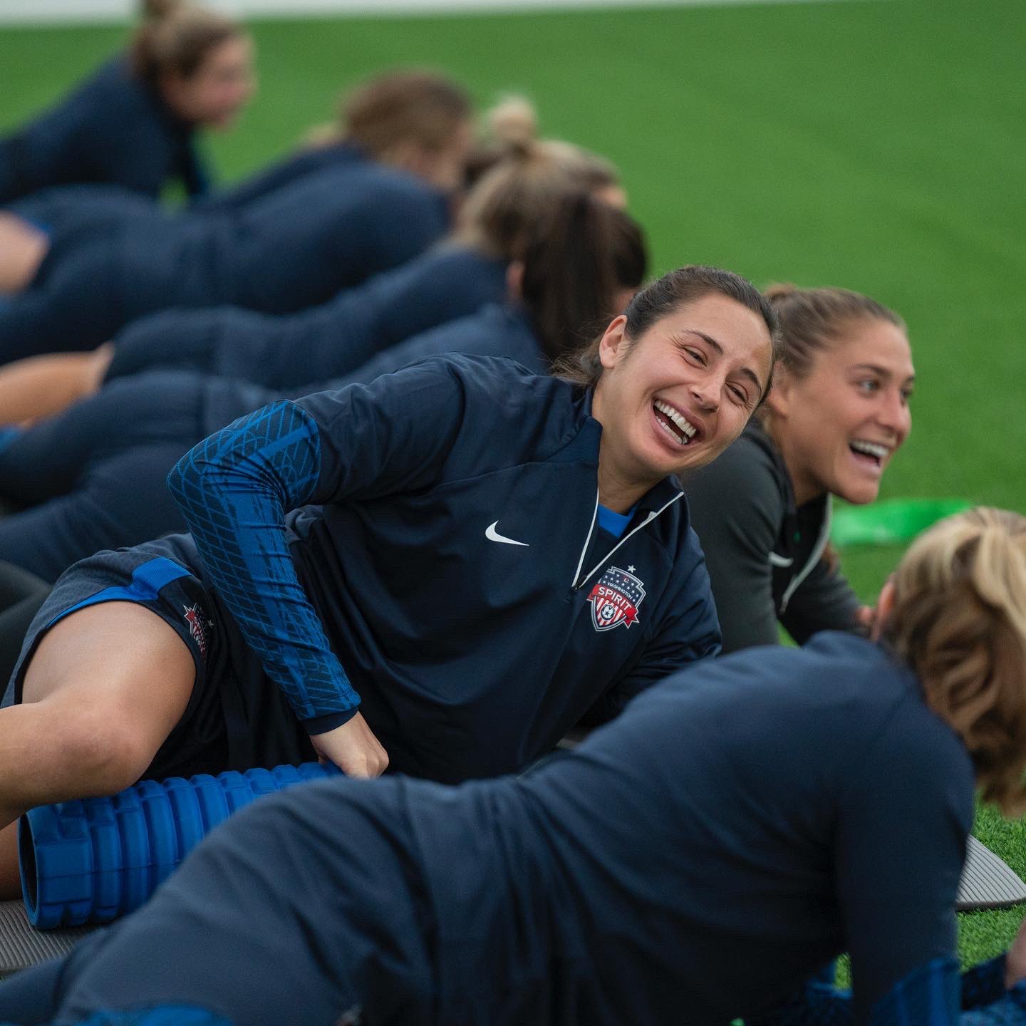 Sam Staab at training Day 2