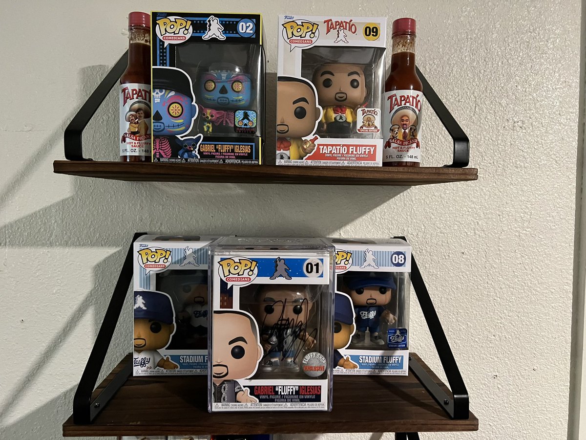 My #FluffyFunko collection is undoubtedly my favorite part of my home 🏠