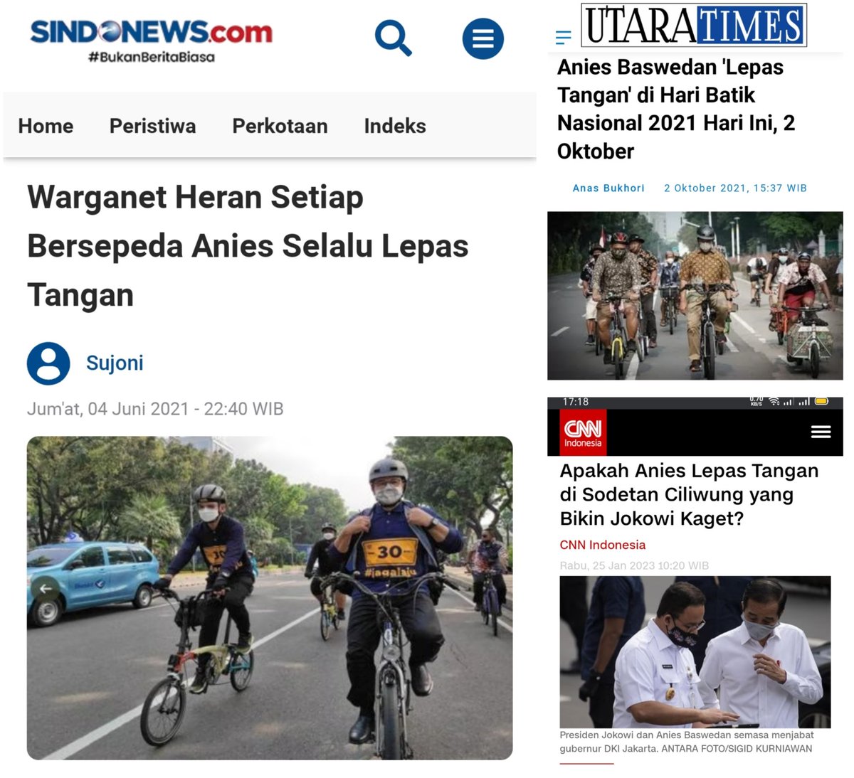 Lepas Tangan itu memerlukan Keberanian, Keahlian dan Kebiasaan.. Sebagai pemimpin Anies memiliki semua itu