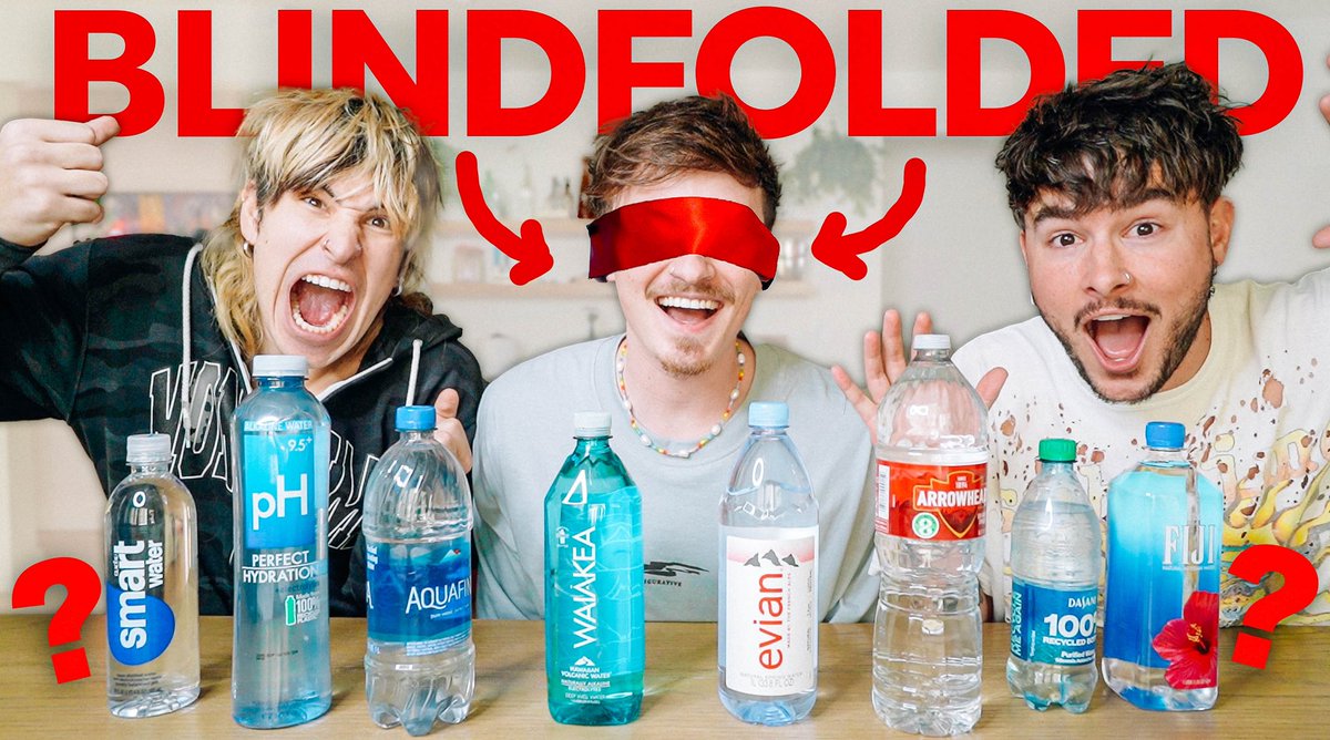 Best Friends Try Blind Water Taste Test! w/ Kian Lawley & Jake Webber RT or share for a follow💙 youtu.be/KbPJijasctc