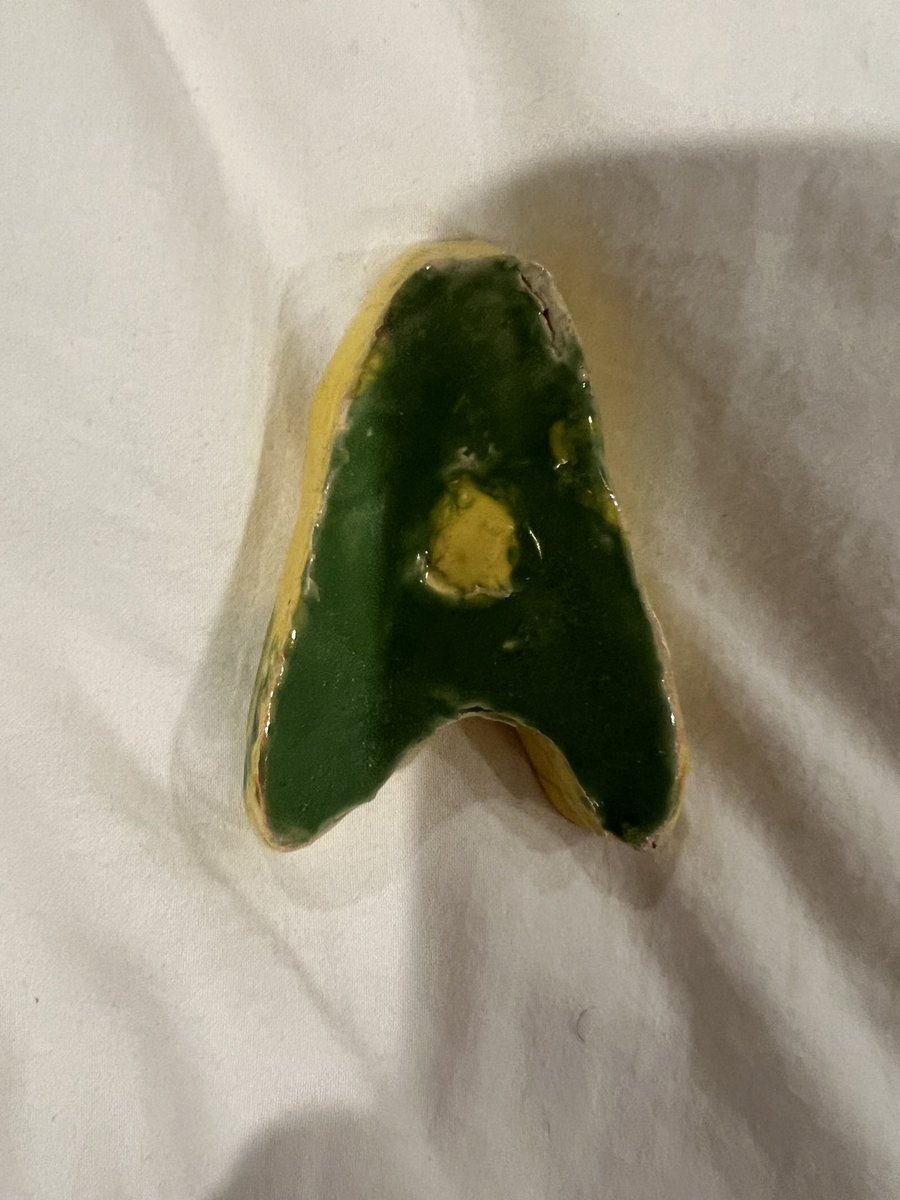 This piece of art was made by our son and has sat on my husband’s nightstand for over a decade. And now, as look at it and think of the time gone by, I realize that no one in my family’s name starts with an A. What the AF.