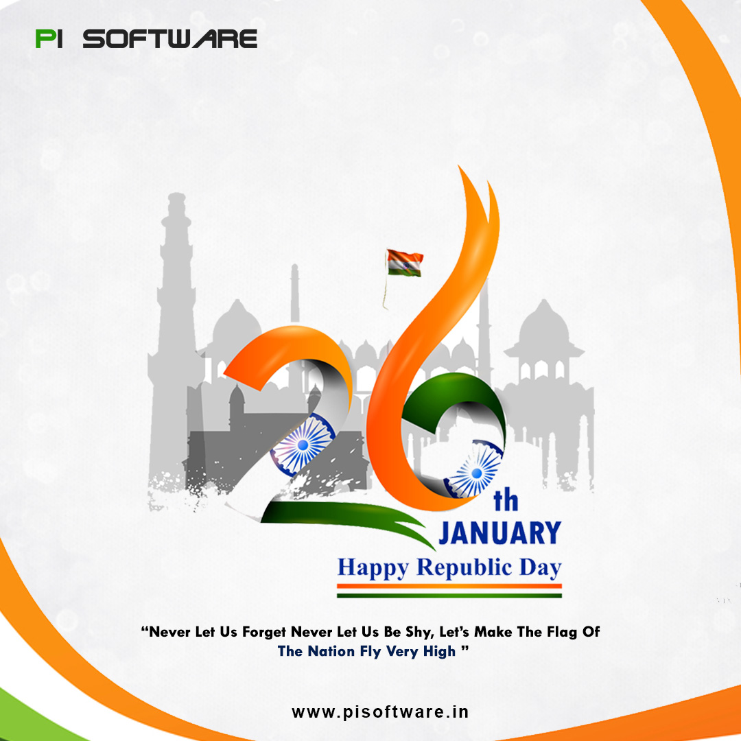 PISoftwareIndia's tweet image. Wish you all a Happy Republic Day! Be proud that you live in a country that has such a rich history and heritage. Happy Republic Day! 

#HappyRepublicDay #PISoftware #PISoftwareIndia