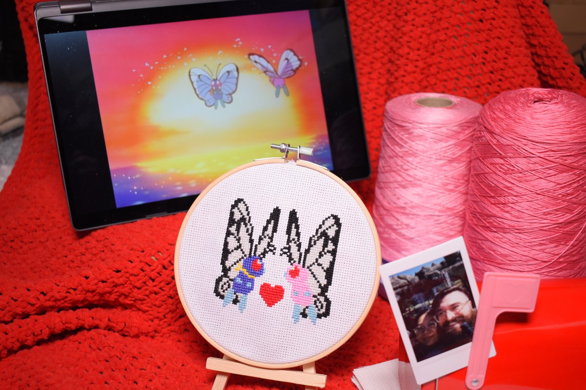 SugarBplays's tweet photo. This is probably the most iconic scene in the Indigo League Pokemon Anime. Bye-Bye Butterfree! 
https://t.co/CFlhX9pk2Q
(Beginner Friendly Butterfree DIY Cross Stitch KIT)
#Pokemon #ValentinesDay2023 https://t.co/e3VQ3htkaH
