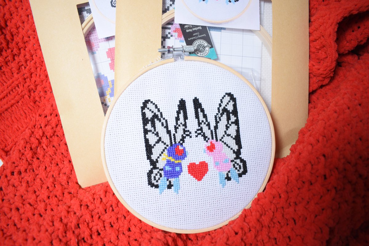This is probably the most iconic scene in the Indigo League Pokemon Anime. Bye-Bye Butterfree! 
sugarbplays.etsy.com/listing/958664…
(Beginner Friendly Butterfree DIY Cross Stitch KIT)
#Pokemon #ValentinesDay2023
