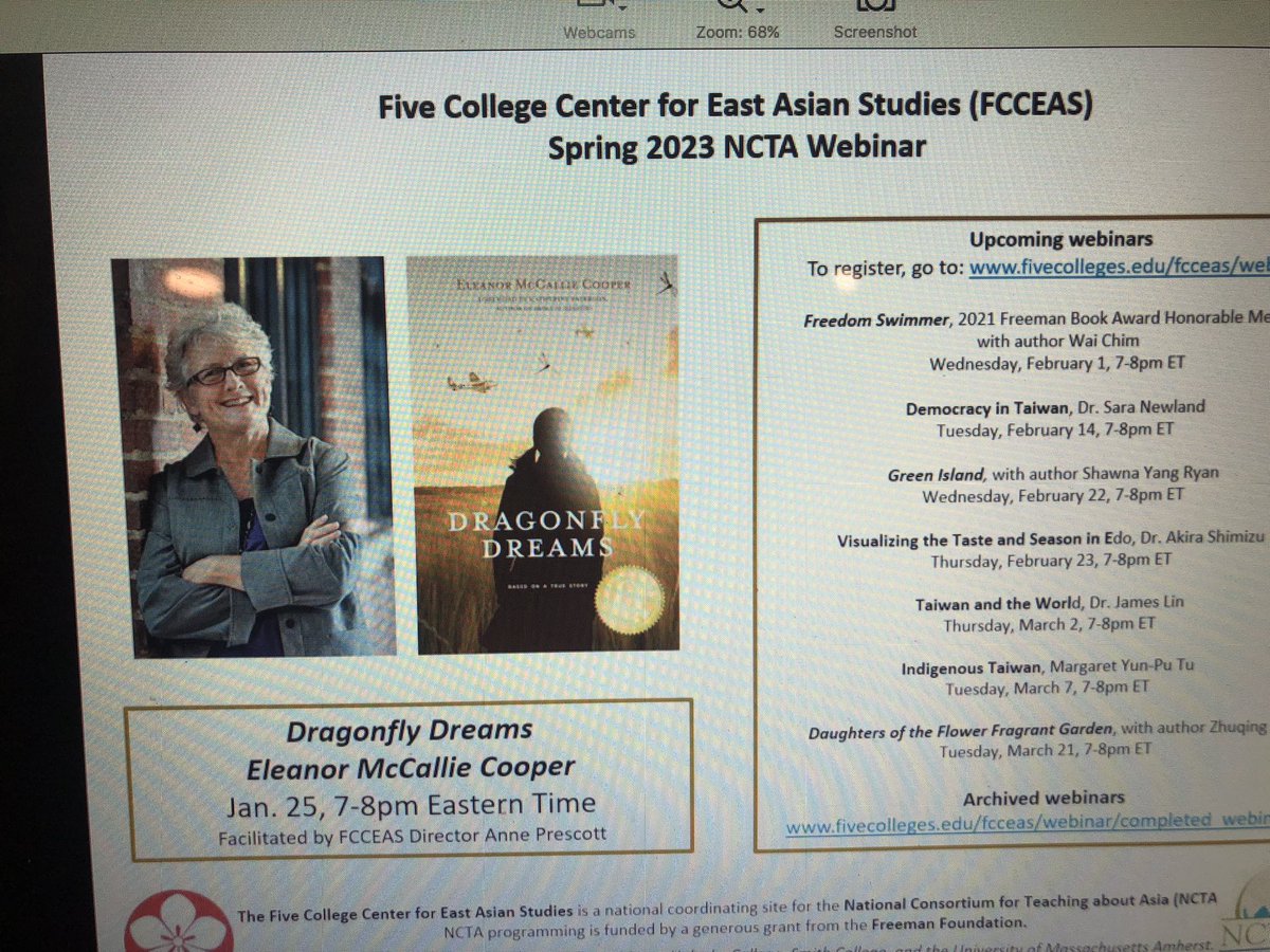 LisaLakerFCHS's tweet photo. ✨✨2 nights, 2 webinars, 2 interesting literary topics! 💻📚✍🏼#PhillisWheatley #JaneAustenCo #EarlyWomenWriters #NCTAsia #DragonflyDreams https://t.co/EBDFFHyIL4