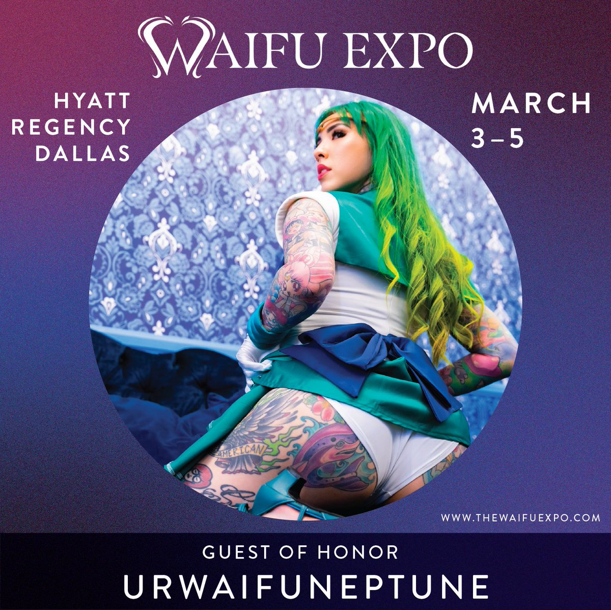 WaifuExpo on Twitter: "💜GUEST INCOMING💜: @urwaifuneptune will be