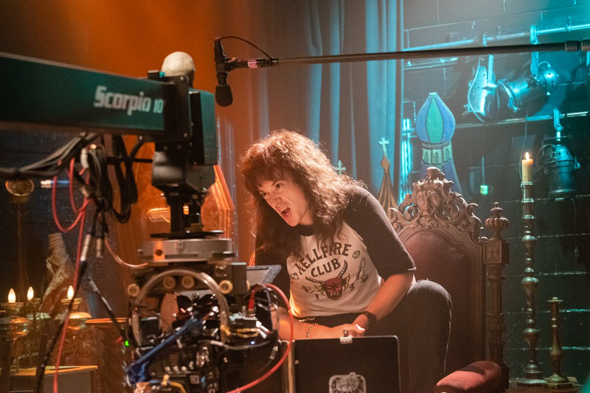 joequinnlat's tweet photo. 📸᎒ Fotos

Nuevas fotografías del detrás de cámaras de Stranger Things 4 donde Joseph Quinn interpreta a nuestro querido Eddie Munson. https://t.co/HJkEXtAKpM