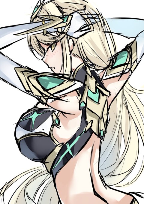 描きかけヒカリちゃん うなじ描きたい 