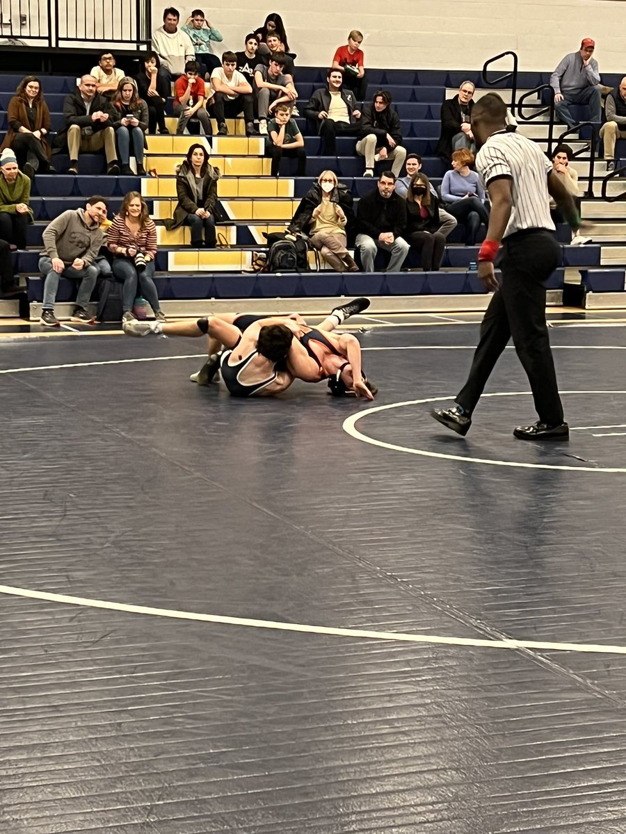 NHSRockets's tweet photo. Wrestling Final:
Needham 64
Walpole 12

Rockets get wins from all the seniors on Senior Night!
@NeedhamWrestles https://t.co/F4JxOiqelI