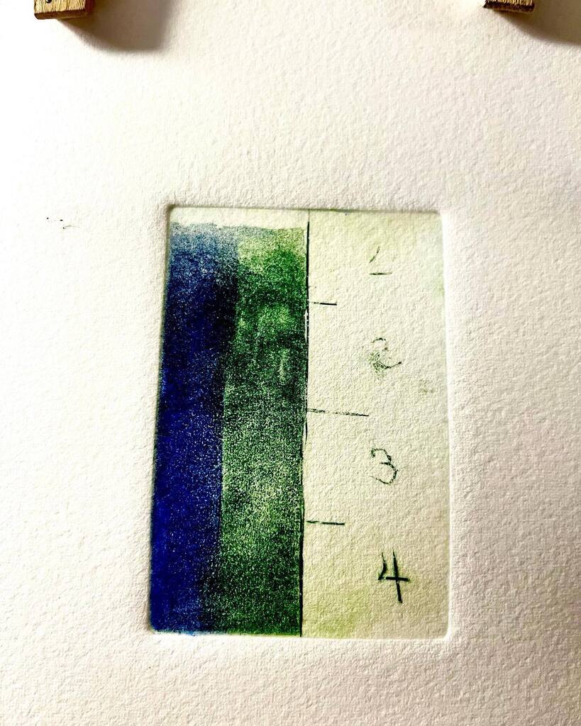 mapartist's tweet photo. À la poupée. Whoa! Fancy French terms! Okay, let’s unpack this term and what it means for a relatively boring print.
.
.
My background is in commercial printing, so sometimes I think in terms of #cmyk and yet artistic printmaking creates a more #painterl… https://t.co/eL3trxn4fW https://t.co/sZiXGQ6kqB
