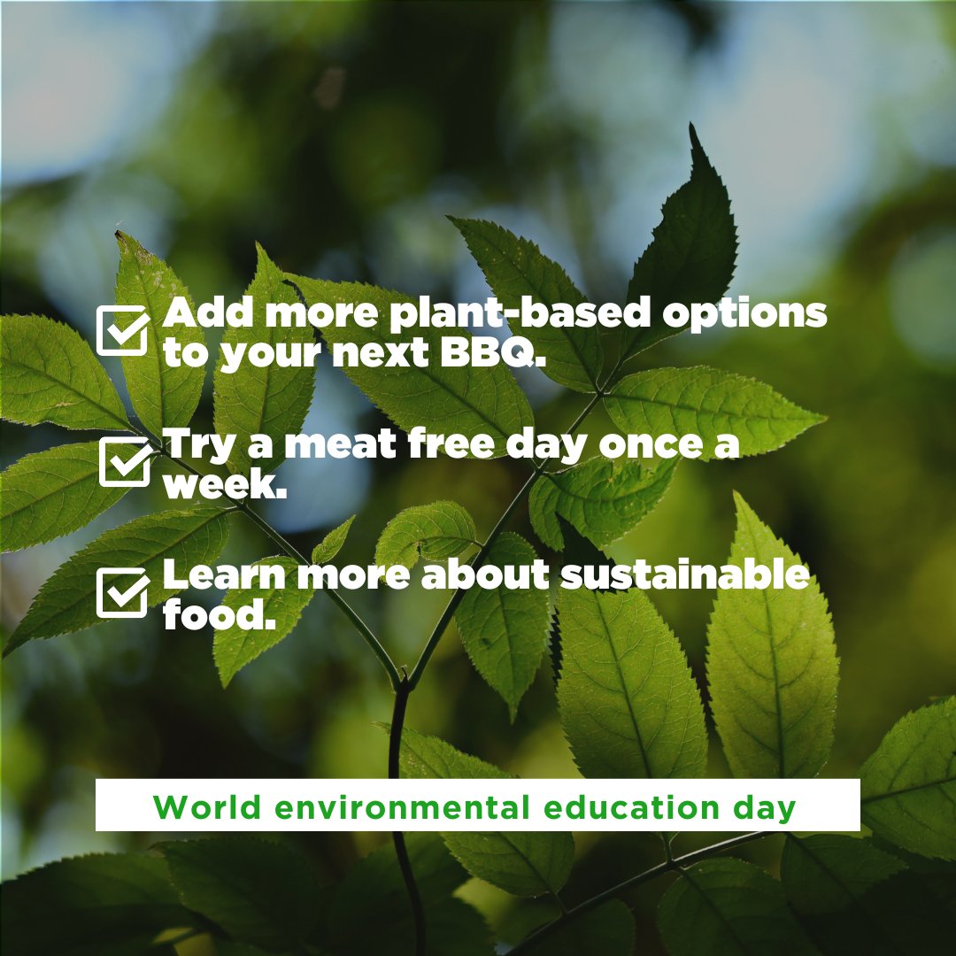 Today is World Environmental Education day 🌏 🌿 a great time to talk about the impact of our decisions, especially the positive ones! Keen for more info? hubs.la/Q01y4dYH0 #enviromentaleducationday #plantbased #v2food #sustainability