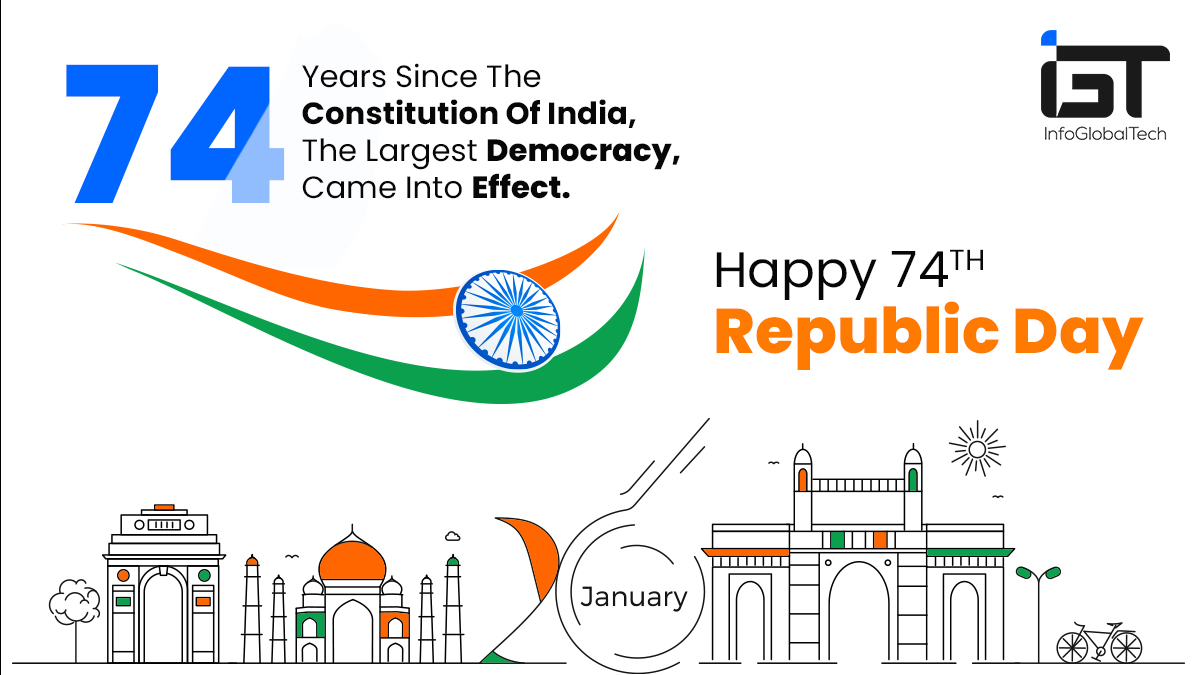 igtusa's tweet photo. Rejoice in the glory of the nation and let's thank the people that built it. 
Happy Republic Day 2023

#republicday #india #republicdayindia #happyrepublicday #indian #republicdaycelebration #jaihind https://t.co/9DBXohpVDi