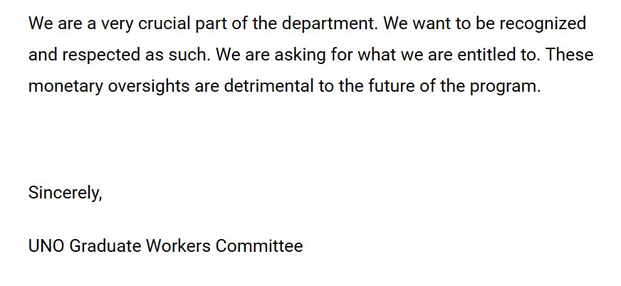 <a href="/UofNO/">University of New Orleans</a> Graduate Workers need to know why they arn't being paid #cashthechecks