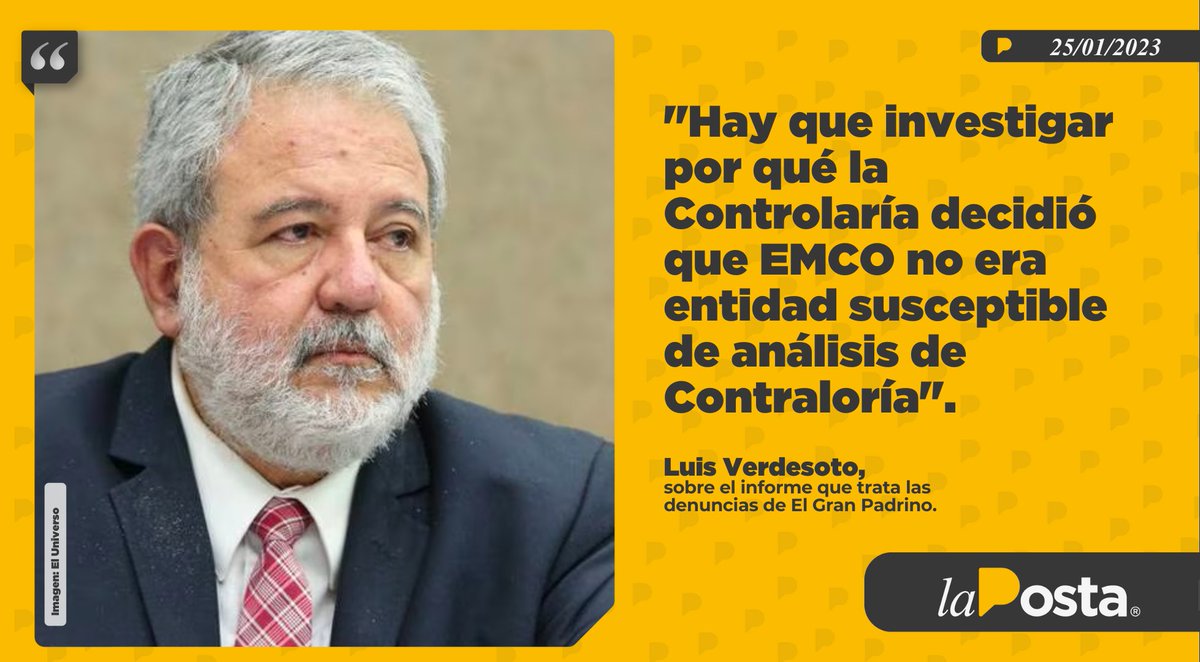 ¿Quieren la plena? Luis Verdesoto suelta la lengua sobre el informe que trata las denuncias de #ElGranPadrino. Como el resultado no le gustó a Lasso, hasta lo tachó de traidor. Mira lo que contó el exsecretario Anticorrupción.