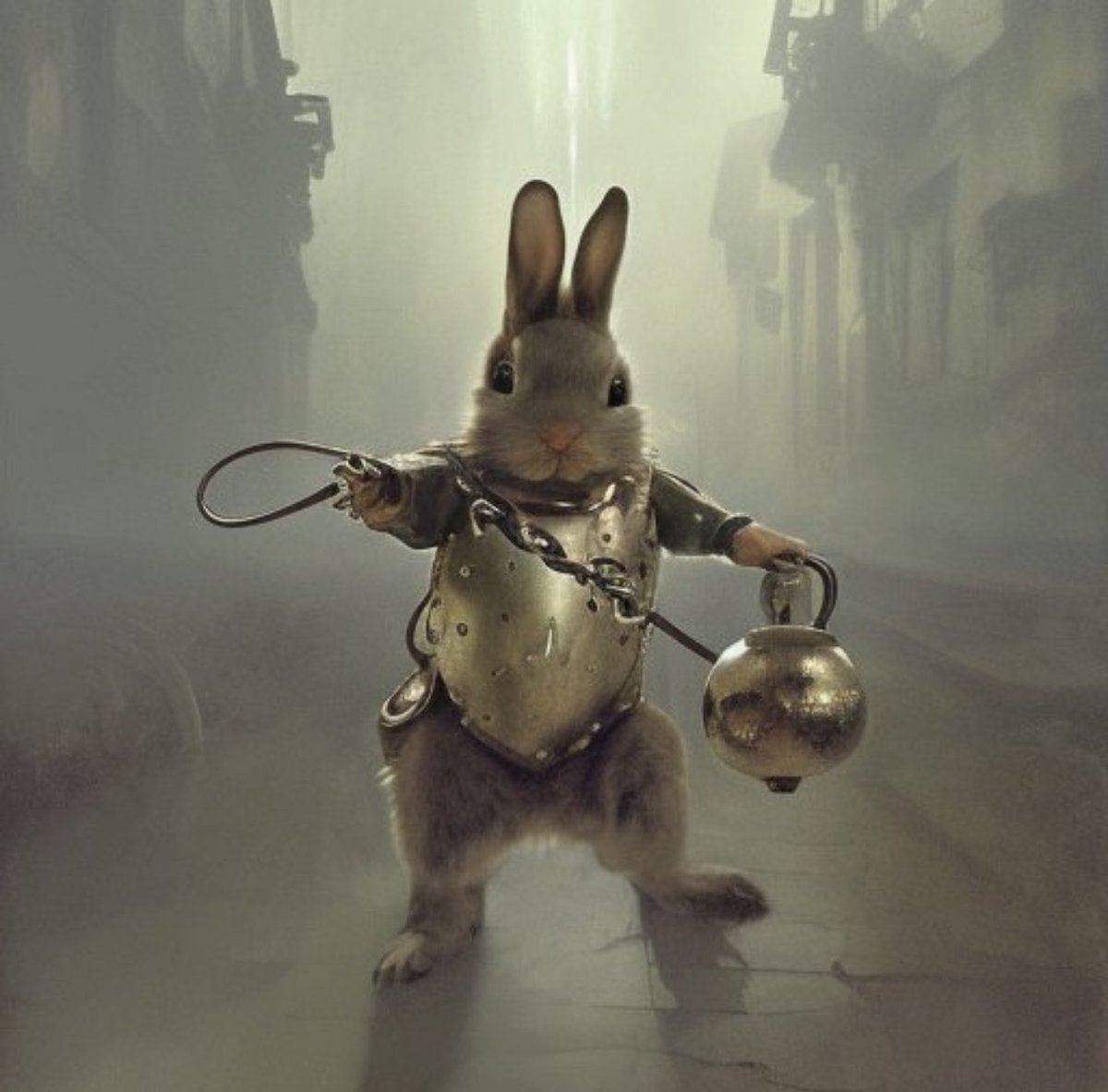 Someone gave the AI treatment to my profile pic and it’s… adorable. 😂 Thank you for the smile whoever did this. #YearOfTheRabbit