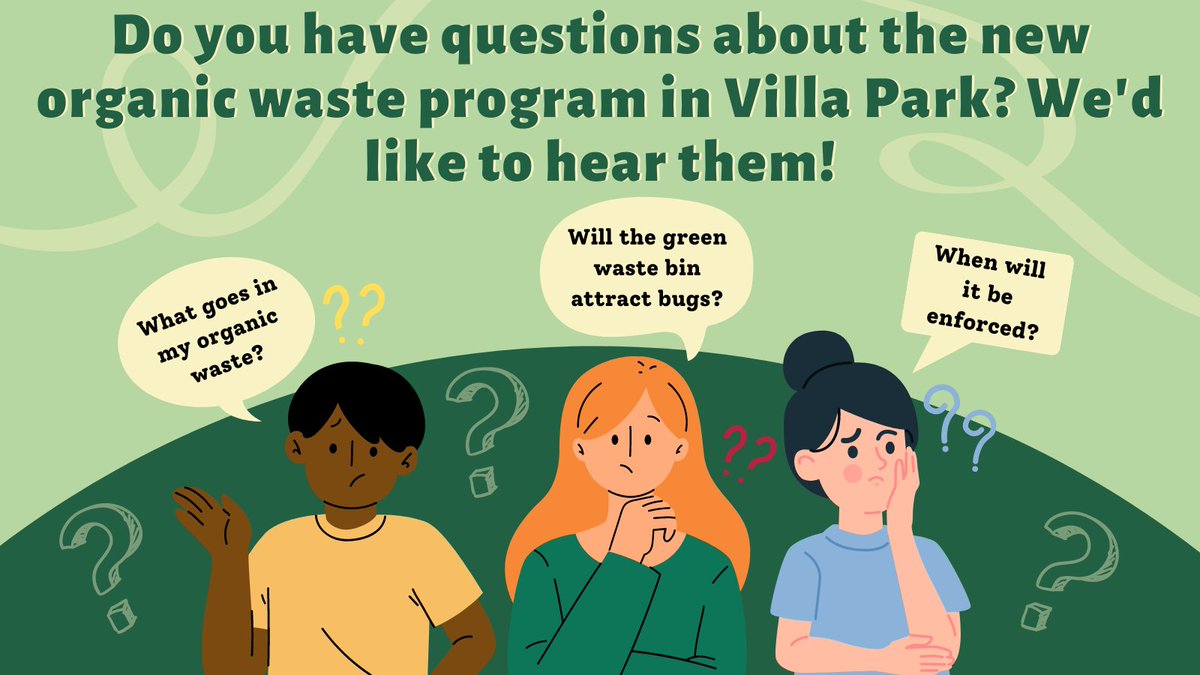 The City and Republic Services are hosting an Organic Waste Town Hall on February 2nd. For more information and to submit a Town Hall question, visit: docs.google.com/forms/d/e/1FAI…