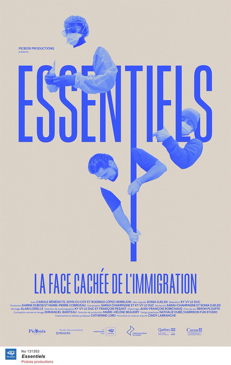 SaChampagne's tweet photo. Grosse soirée à @telequebec : notre documentaire "Essentiels" à 20h sur la face cachée de l'immigration. Puis je serai à @danslesmedias à 21h pour parler de la couverture de l'immigration. 📸 Alice Chiche https://t.co/DXZjuFxLV7