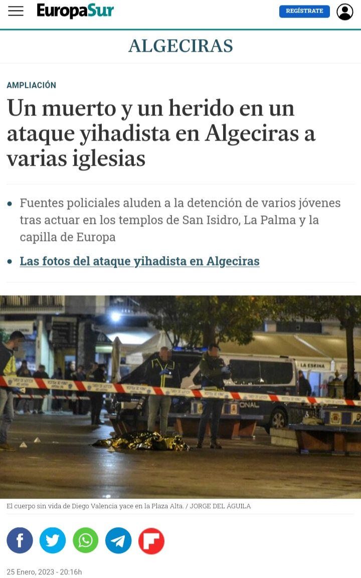 JosemaVallejo's tweet photo. Como en en el resto de Europa, la violencia y la yihad se expande.

Comienza infiltrando elementos terroristas disfrazados de inmigrantes, continúa captando a jóvenes integrados, sigue con la degradación de los barrios, ataca a la religión autóctona y finaliza destruyéndolo todo. https://t.co/dAwupRI1Ou