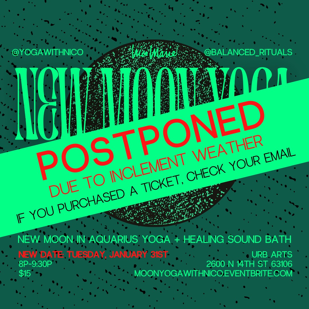 So when the snow threatened we were like, nahh.  Then today was too warm for the snow to stick...so, we'll see you Tuesday. 

#postponed
#snow
#newmoonyoga
#seeyousoon