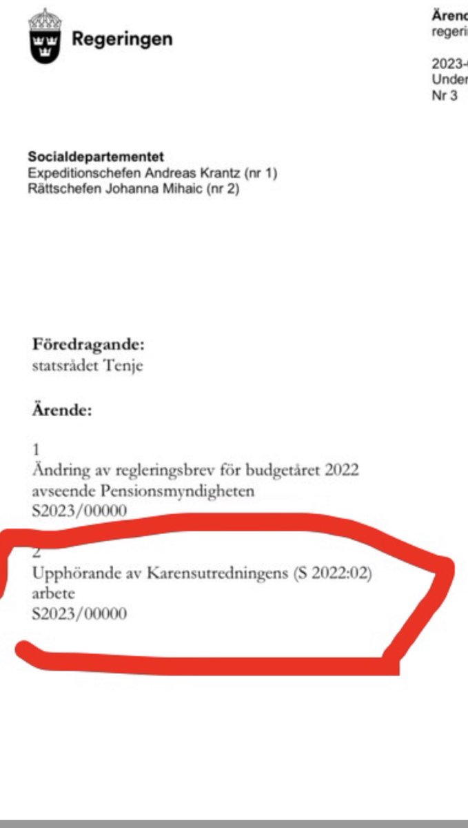 Vi tillsatte karensutredningen för att reformera det orättvisa karensavdraget som missgynnar folk i kontakt- &amp; arbetaryrken. <a href="/sdriks/">Sverigedemokraterna</a> kampanjade för samma inriktning. Det var innan valet. Nu lägger sd-stödda regeringen ner karensutredningen. Folk som räddade oss i pandemin sviks.