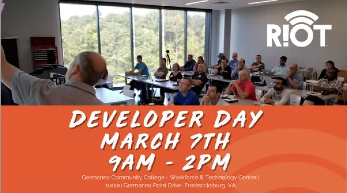 JenMorganVA's tweet photo. Calling all VA techies! Join me for Developer Day on 3/7! This is a FREE half day event packed with tech development sessions. From #Cybersecurity threat analysis to #DevOps to #IoT to #SmartGov, there's something for everyone! https://t.co/GJgltSiV1T https://t.co/UFmTyH6na2