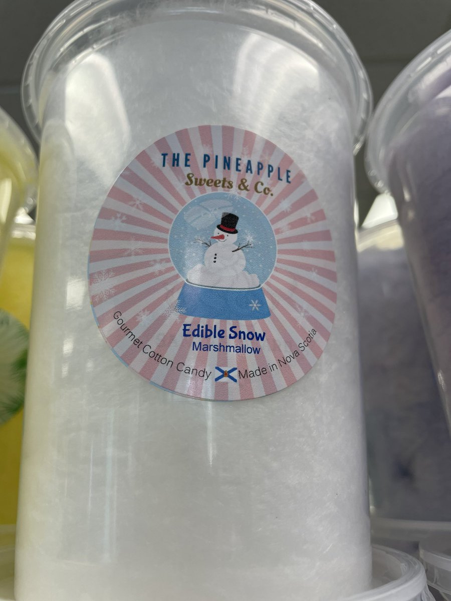 EDIBLE SNOW HAS ARRIVED!