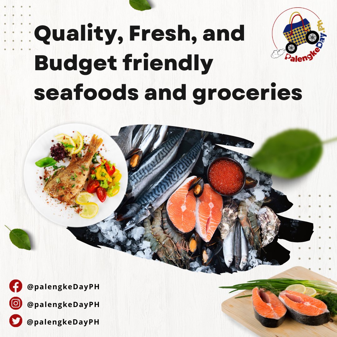 We're a local family-owned business that's been in the community for years. We pride ourselves on providing quality, fresh, and budget-friendly seafoods and groceries.

#palengkeday #onlinemarket #onlinepalengke
#palengkemode #palngekedayph #seafooddiet  
#seafoodfeast  #foodies