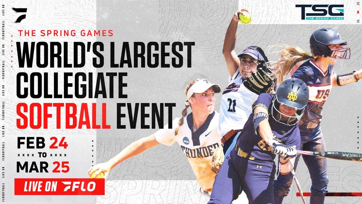 USIAthletics's tweet photo. 🥎🦅 @USISOFTBALL will be playing in The Spring Games March 4-8 from Madeira Beach, Florida. Coverage of The Spring Games will be livestreamed on @FloSoftball, requiring a login subscription through the @flosports platform.

🗞️https://t.co/oAjS3ANC3w

#GoUSIEagles #OVCit https://t.co/0D0pEybDns