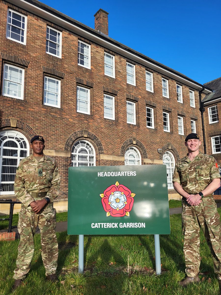 NyambiraRay's tweet photo. A successful visit from @ArmySgtMajor today to gain a better understanding of Catterick Garrison. #SLA #SFA #OurSP #FutureDevelopments #CICC @BFBSCatterick @TheRoyalLancers @GarrisonTown @32EngrRegt @YORKS_REGT @4SCOTS_Main @LDLightCav @The_Black_Rats @YORKS_REGT https://t.co/S5BSXgQtfo