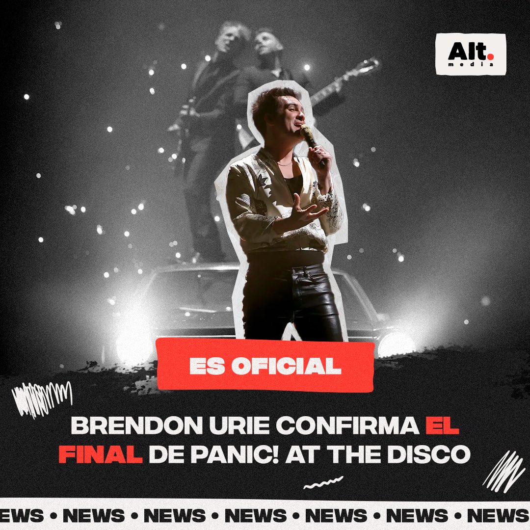 Ha sido un viaje tremendo”, escribió Urie en un mensaje a sus fans en el que les agradecía sus 20 años de dedicación y lealtad. 🪩❤️
.
 “Mientras crecía en Las Vegas, nunca hubiera podido imaginar a dónde me llevaría esta vida.
.
Aparecerá con algún nuevo proyecto??? 🤔mm...