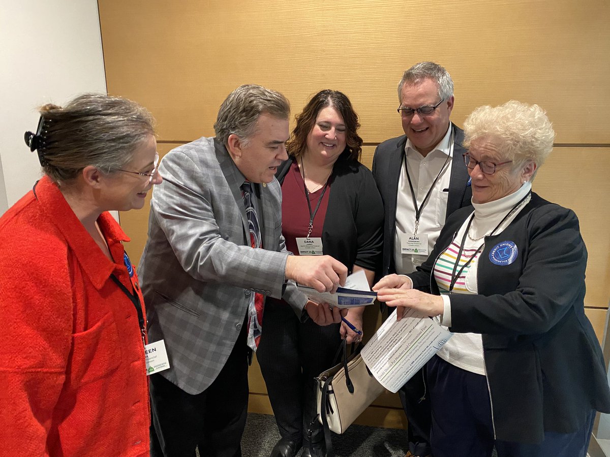 dederamers's tweet photo. Let’s call this one “billsplaining” with Senator John Hoffman #cuimpact23 #workingformn https://t.co/ZUjTJOYFaz