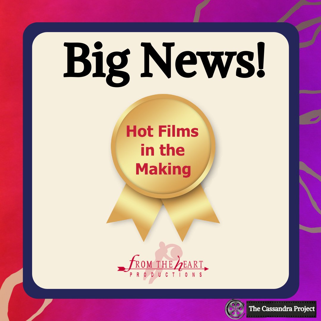 Cassandra_Films's tweet photo. #TheCassandraProject has been selected as a @fromtheheartprd Hot Film in the Making! 🔥

As we move into production on the first short in the trilogy, we're grateful for such early recognition on how impactful The Cassandra Project will be. https://t.co/HegaBTgDrv