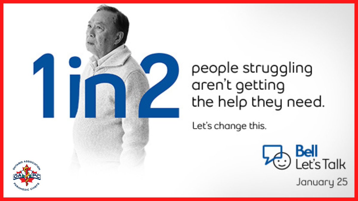 Many of us are familiar with this struggle. Know there is hope and support available to you. We recently launched a mental health resource guide for paramedics and their families but anyone may find it useful #BellLetsTalk  oapc.ca/wp-content/upl…