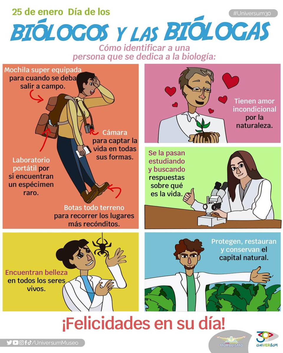CCHOte_UNAM's tweet photo. ¡Felicidades a nuestros docentes que se desarrollan en el área de biología y a los egresados que están formándose en ello! 
💚🍃🌲⛰️🏔️🌄🌊🌍🌏 https://t.co/em3pKnBx87