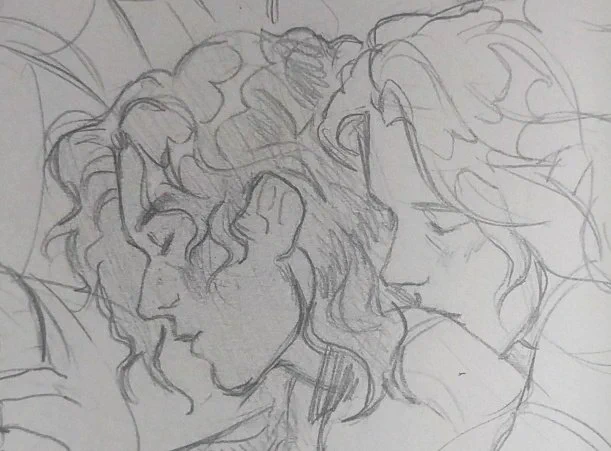 guess what my favourite angle of the face to draw is. you'll never get it 