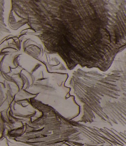 guess what my favourite angle of the face to draw is. you'll never get it 
