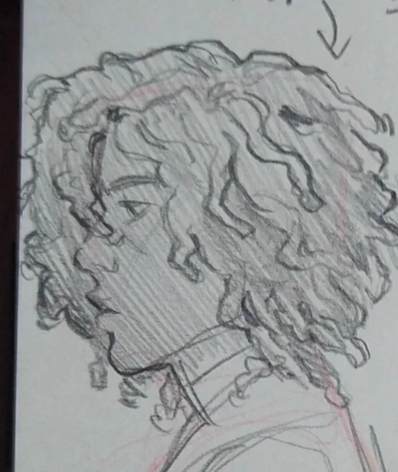 guess what my favourite angle of the face to draw is. you'll never get it 