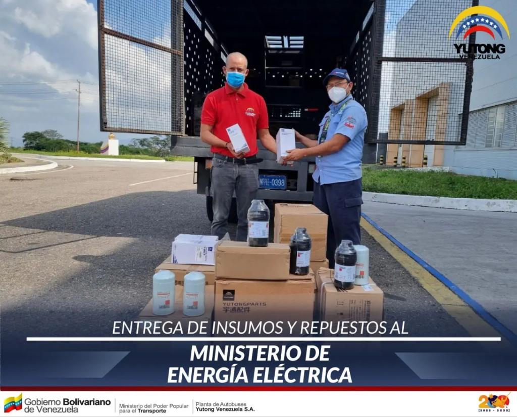 payvoficial's tweet photo. Desde #PAYV S.A, estamos comprometidos en dar respuesta oportuna al pueblo Venezolano. Por ello, le hicimos entrega de insumos y repuestos al Ministerio de Energía Eléctrica @mppeevzla para el mantenimiento preventivo y correctivo de sus unidades
@rvaraguayan @TransporteGobVe https://t.co/c90v93v83U