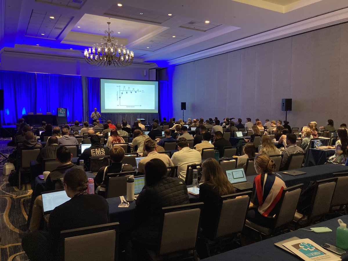 NAEMSP's tweet photo. For the past three days, students have participated in our #NAEMSP2023 National EMS Medical Directors Course &amp; Practicum. What insights do you have for aspiring medical directors? https://t.co/xuhRJwiUo7
