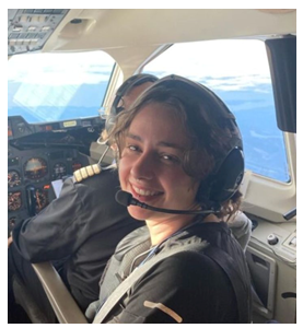 jimmcquaid's tweet photo. Congratulations to @Polly__Foster one of the 2022 @AerosolSociety Doctoral Student award winners 
Photo shows her on the flight deck of the @faam146 research aircraft during the recent @CloudSenseNERC project M-Phase in Canada 
https://t.co/qJCwYtwISK https://t.co/oglOxB8WVg