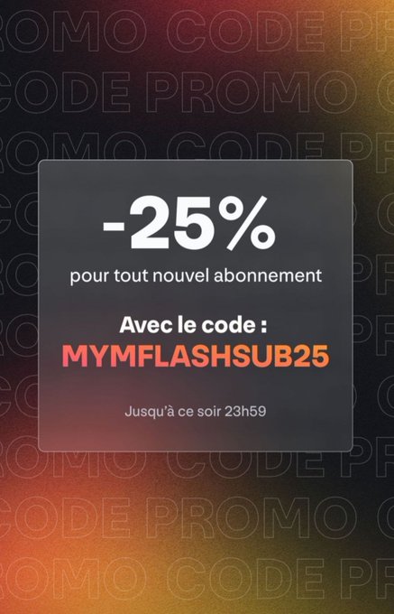 Profitez- en vite jusqu'&agrave; ce soir minuit !! #mym #mymfans #promomym #hugonthepillow #sexetep https://t<a href="/tag/mym"class="tags">#mym</a><a href="/tag/mymfans"class="tags"><span>#mymfans</span></a><a href="/tag/sexetep"class="tags"><span>#sexetep</span></a><a href="/tag/promomym"class="tags"><span>#promomym</span></a><a href="/tag/hugonthepillow"class="tags"><span>#hugonthepillow</span></a>