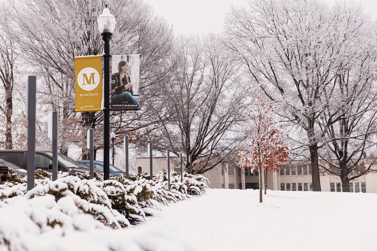 MBTS's tweet photo. It may be chilly outside, but the snow sure does make campus look beautiful. #MBTSLife https://t.co/IVPRohq3FB
