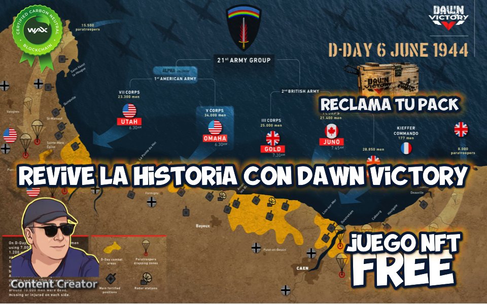 Hoy te traigo un vídeo para entrar de lleno en el desembarco de Normandia de la mano de <a href="/DOVNFT/">DawnOfVictoryNFT | BETA</a> en <a href="/WAX_io/">WAX</a> 
📽️youtu.be/OP_20K_3aXk
#Wax #NFTCommunity #NFTGame