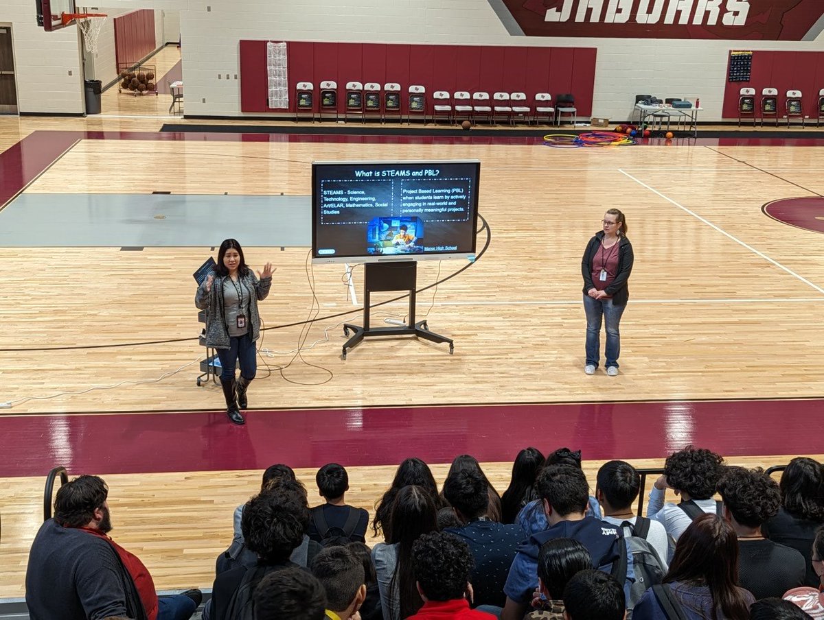 bbighamCISD's tweet photo. Jags at SFMS are exploring STEAM topics through a PBL project during advisory! Cannot wait to see what the students make!
#theclevelandisdway #LetsGoJags #JagROAR #BeFierce https://t.co/fiFi7l5tTO