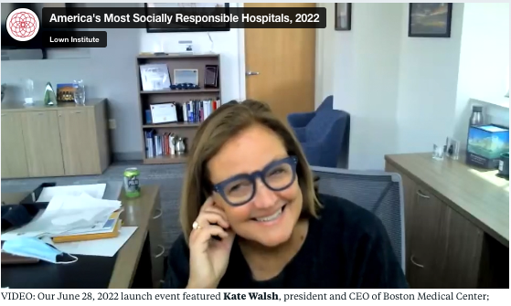 lowninstitute's tweet photo. Congratulations to Kate Walsh on her appointment as Secretary of Health and Human Services in Massachusetts! Walsh previously led BMC, a hospital that repeatedly scores amongst the best in the nation on the Lown Hospitals Index. Here she is as a panelist at our launch last June https://t.co/OpIq4wrSiO