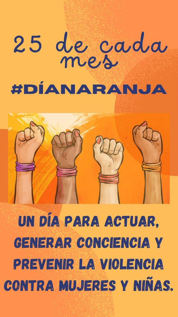 YoSoyGEOS's tweet photo. Hoy es #DíaNaranja un día para actuar a favor de generar conciencia y prevenir la violencia contra mujeres y niñas. 🧡#NoMásViolencia #YoSoyGEOS 🧡 https://t.co/KeGADDMCG7