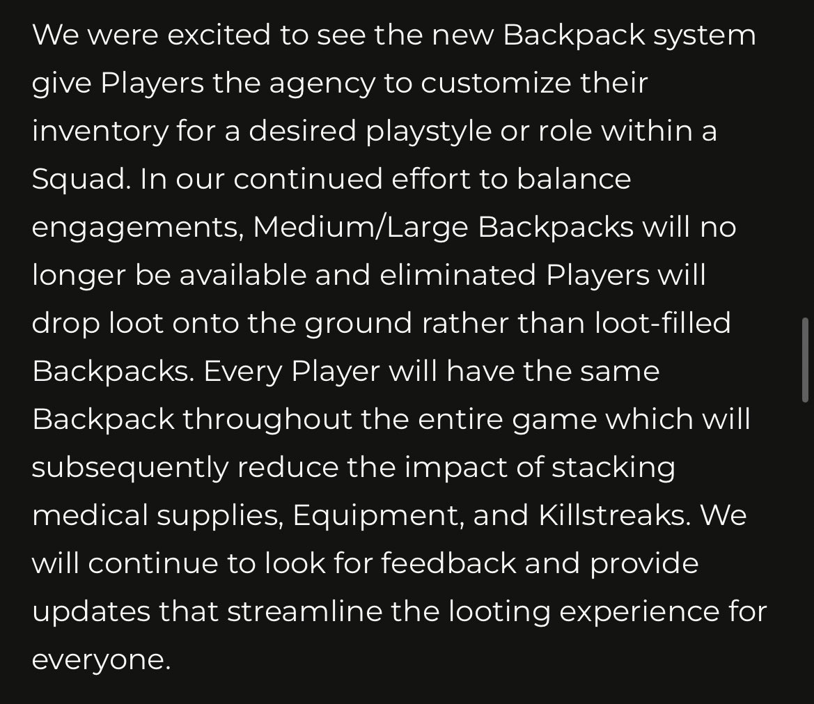 JustHazzardous's tweet photo. 1v1 Gulags, Improvement to Movement, Customizable Perk Packages, &amp; loot system is being reverted back to dropping onto the ground.. SEASON 2 for WARZONE Is LOOKING PROMISING! 😭 https://t.co/DwhU6dLSag