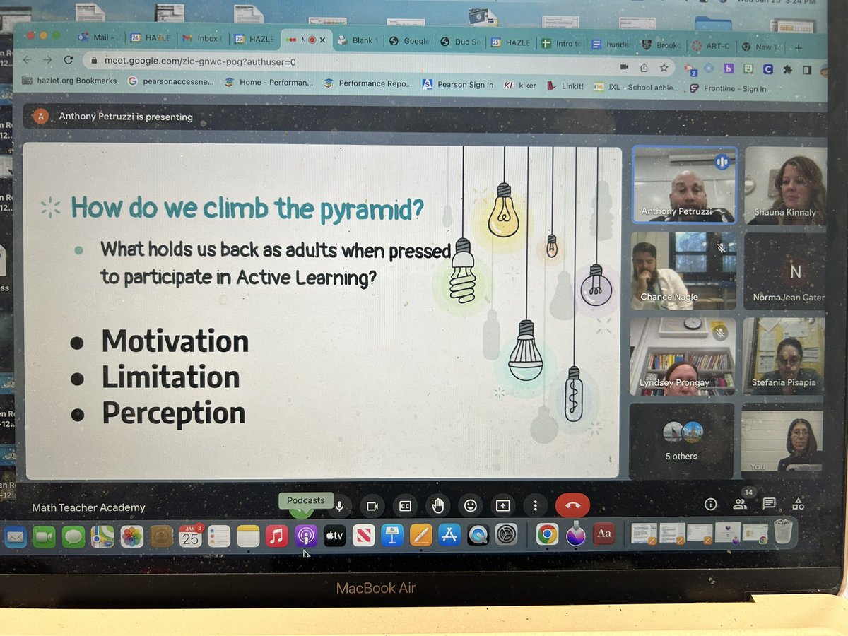 jenmartins73's tweet image. Another great Math Teacher Academy session. Love collaborating with @HazletProud math teachers. Our focus today…active learning #hazletproud #mathactivelearning
