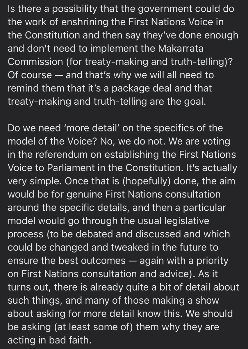 JDowton's tweet photo. I’m going to vote ‘Yes’ in the referendum later this year to enshrine a First Nations Voice to Parliament in the Australian Constitution. Here’s why: https://t.co/jXD9rLnQ5n